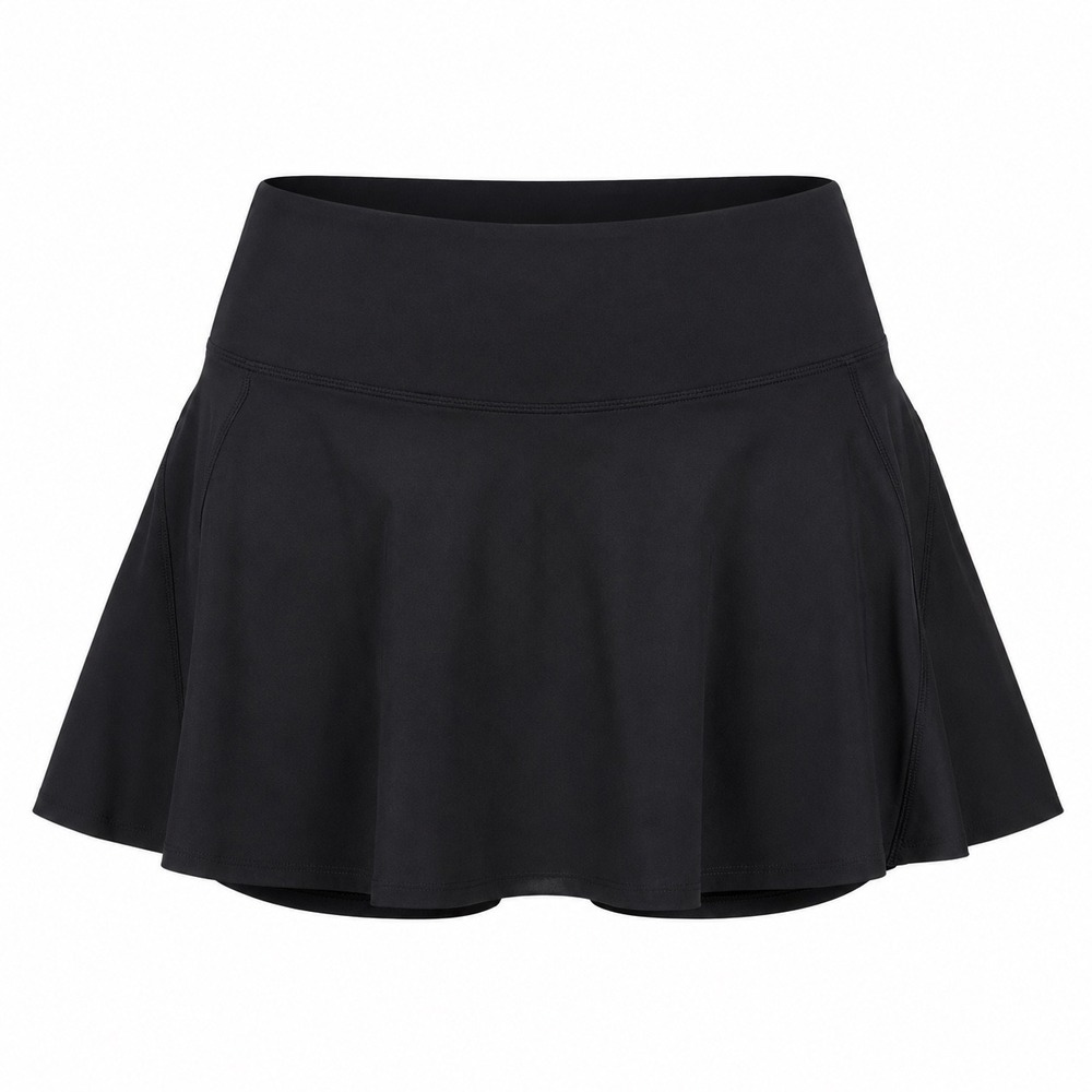 Athleta Ace Tennis Skort Women M Black 13.5" Active Golf Skirt Shorts Pocket